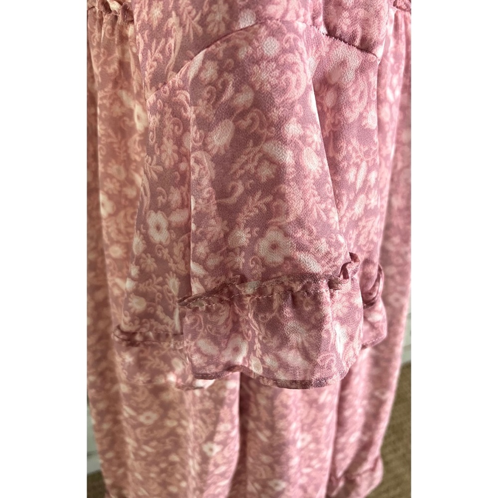 Misa Los Angeles Pink Floral Dress XS - Picture 6 of 9